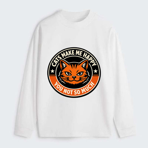 Joyful Whiskers Emblem - Classic Long Sleeve Shirt