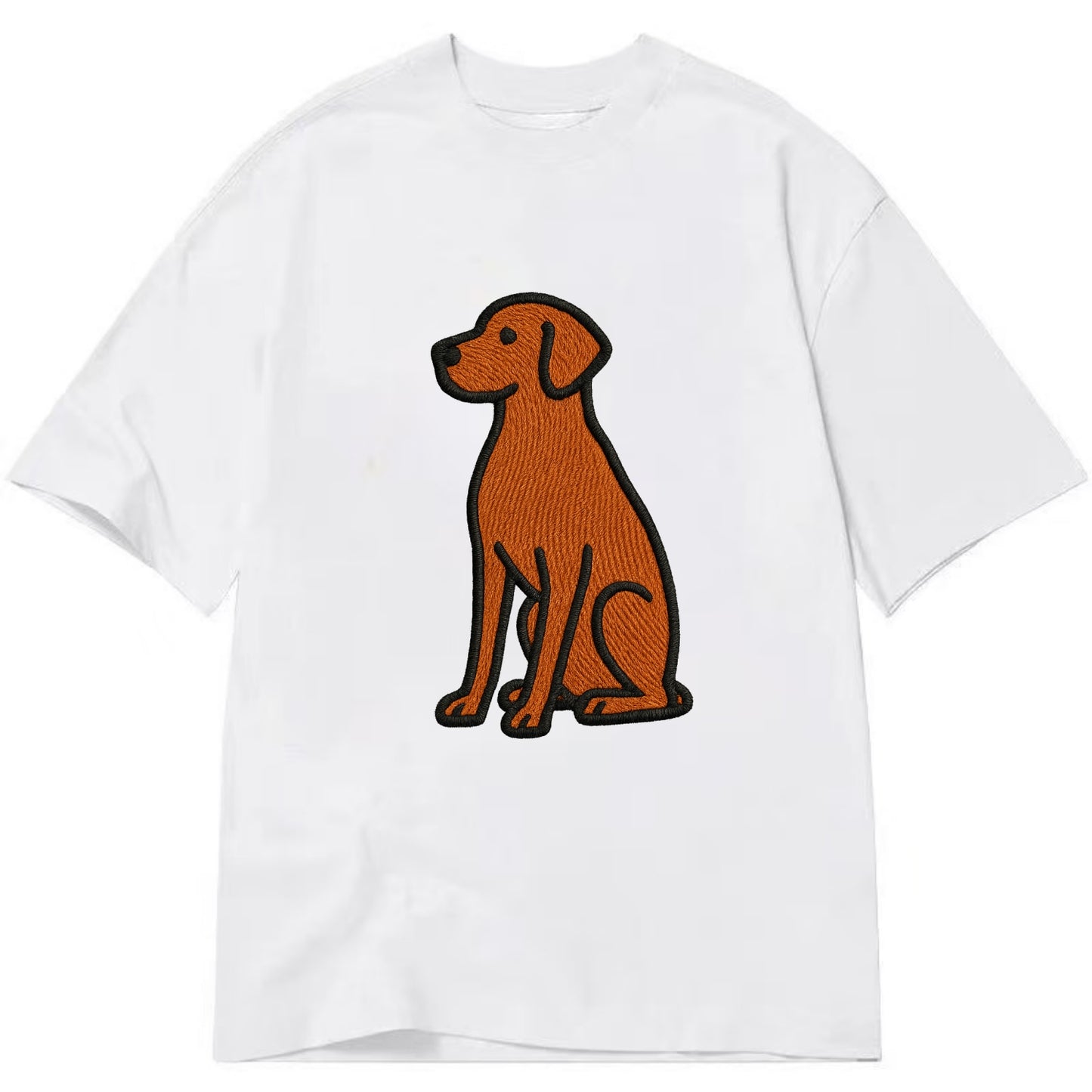 Vizsla - Rust colored sitting pose - Cla Classic T-shirt - White