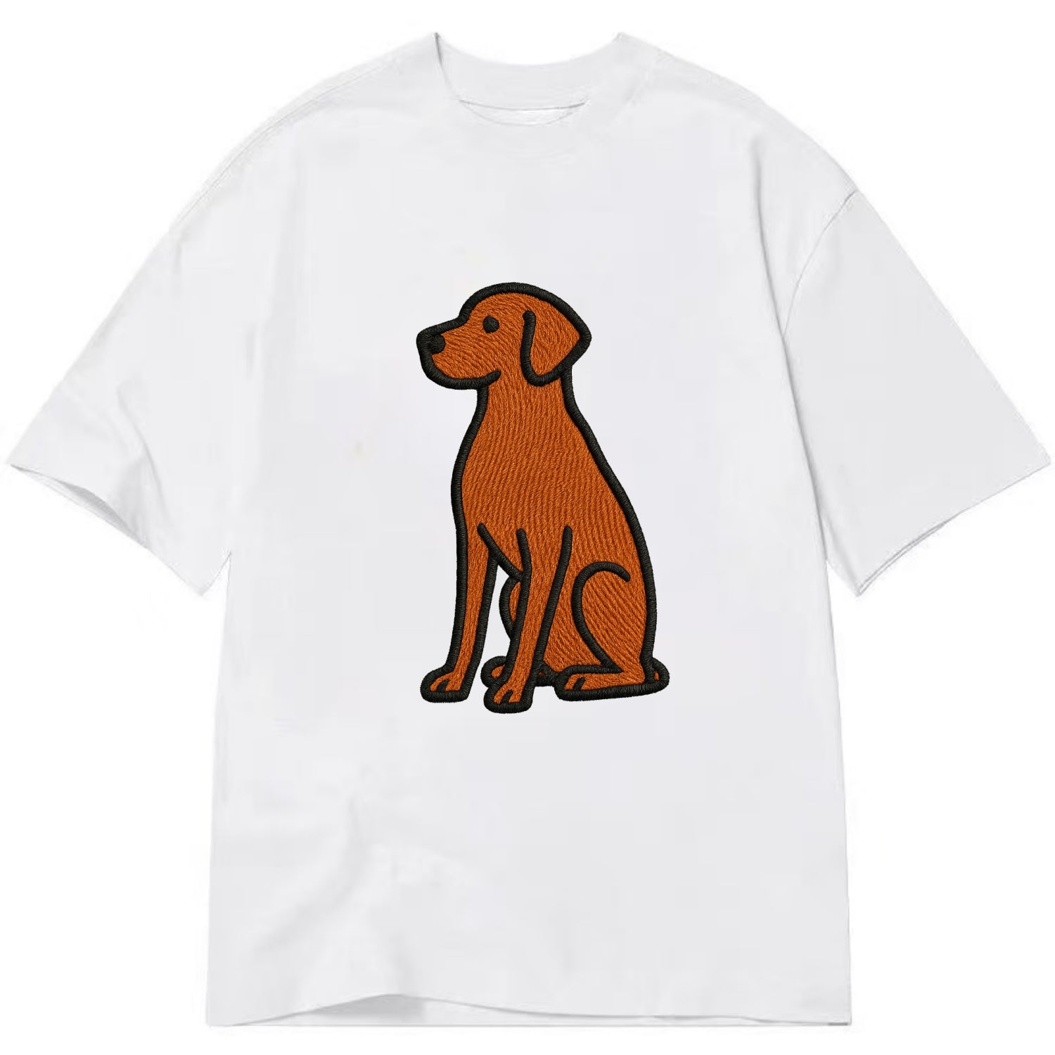 Vizsla - Rust colored sitting pose - Cla Classic T-shirt - White