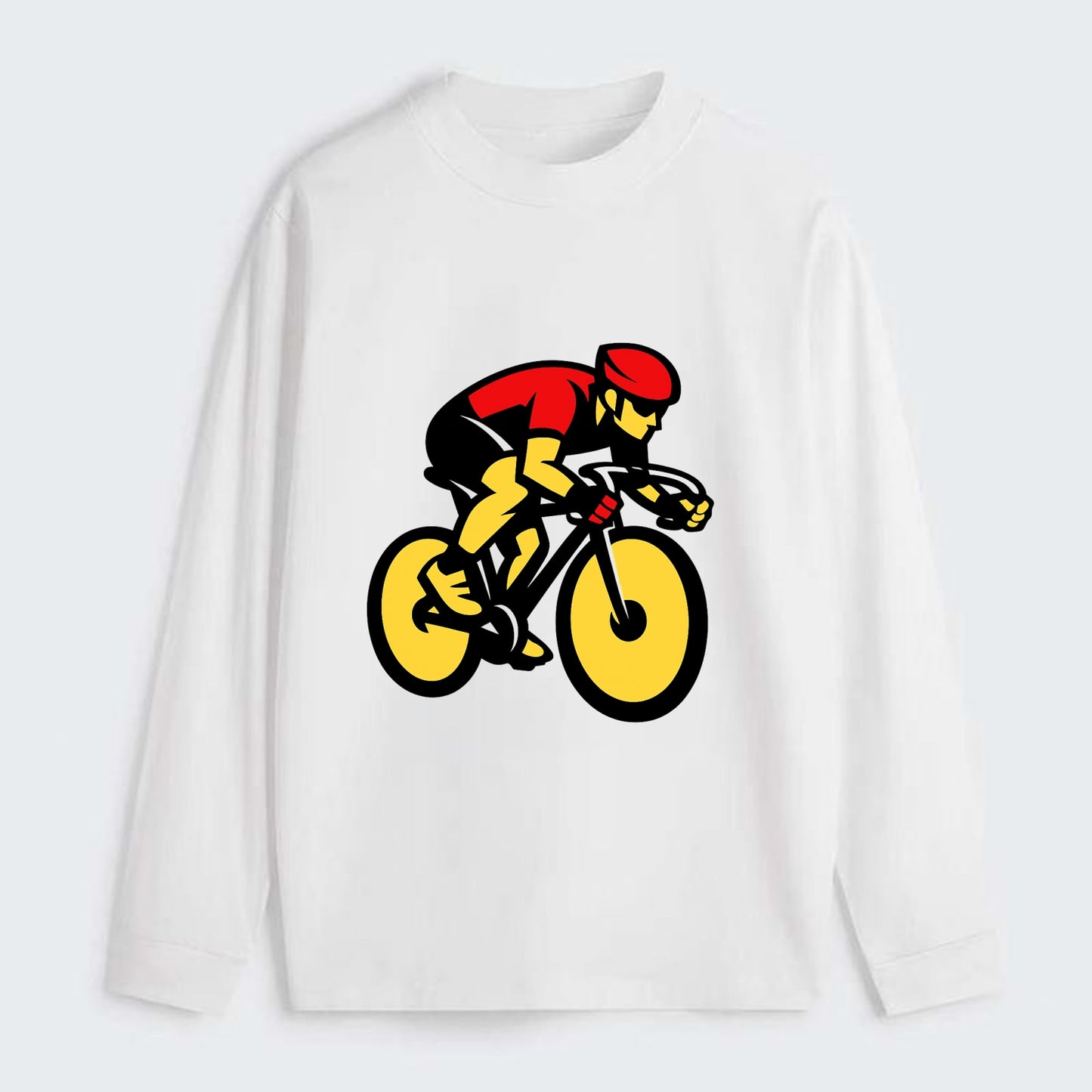 Speed Demon Cyclist - Classic Long Sleeve Shirt - White