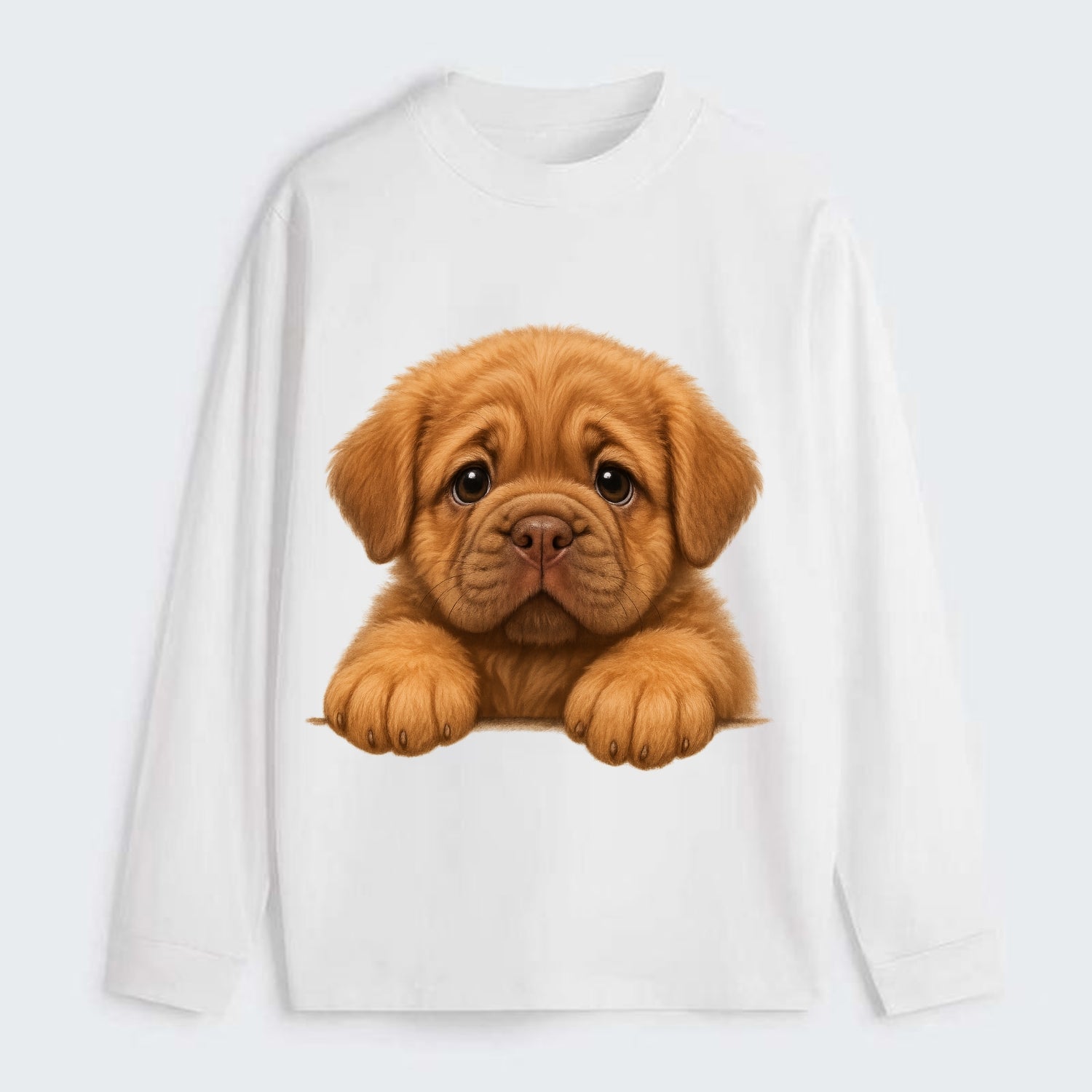 Neapolitan Mastiff  - Classic Long Sleeve Shirt - White