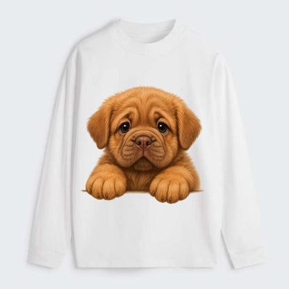 Neapolitan Mastiff  - Classic Long Sleeve Shirt - White