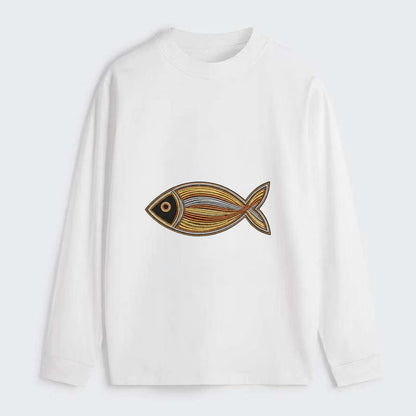 Ichthys - Classic Long Sleeve Shirt - White