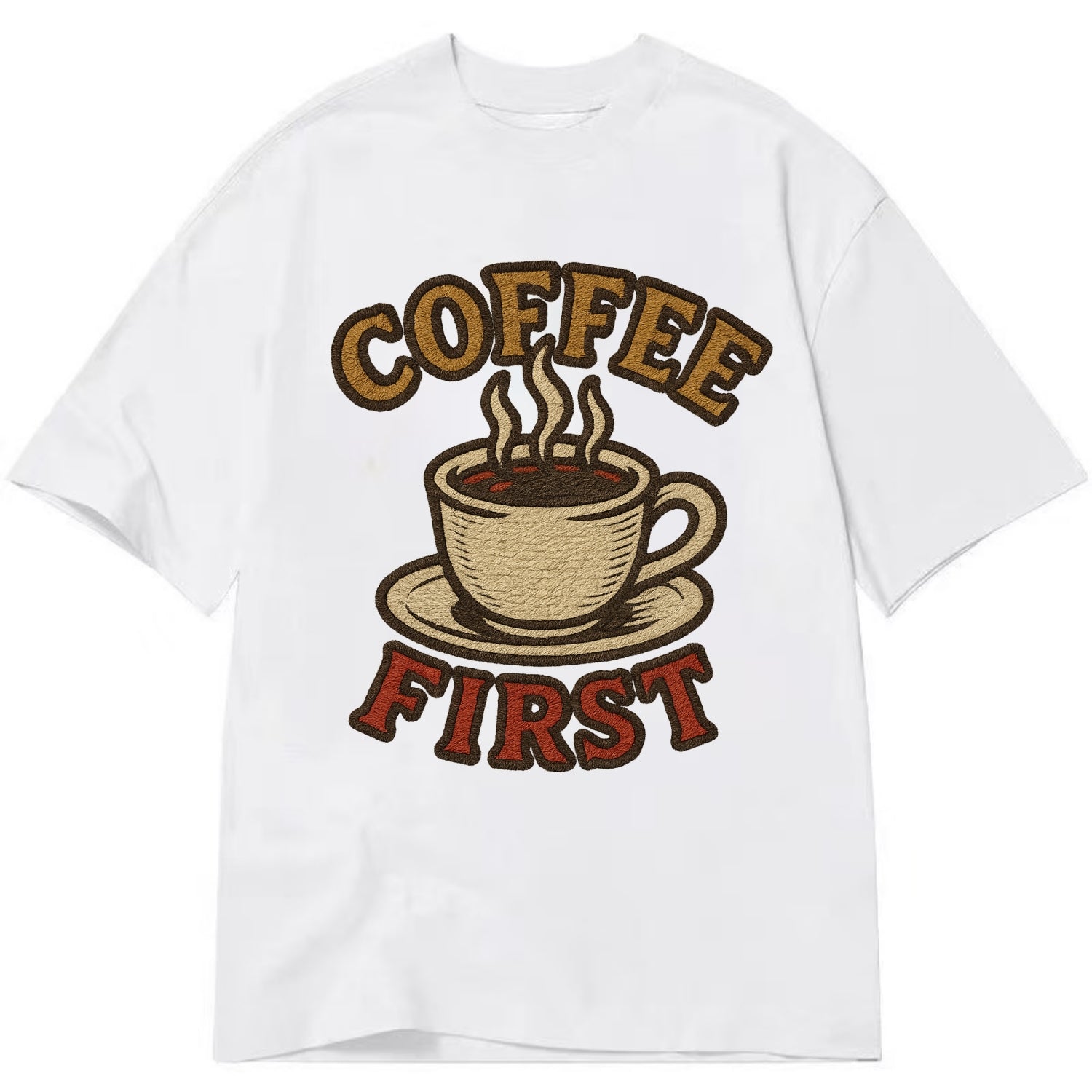 Coffee First  - Classic T-shirt - White
