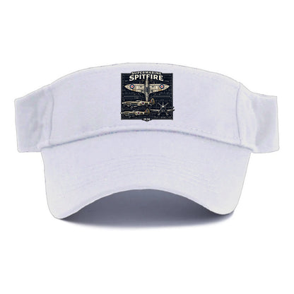 Spitfire Blueprint - Visor - White