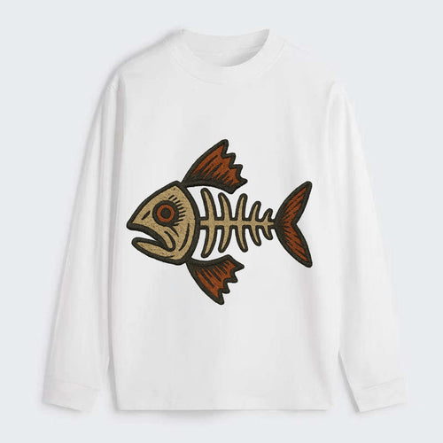 Fish Skeleton  - Classic Long Sleeve Shirt