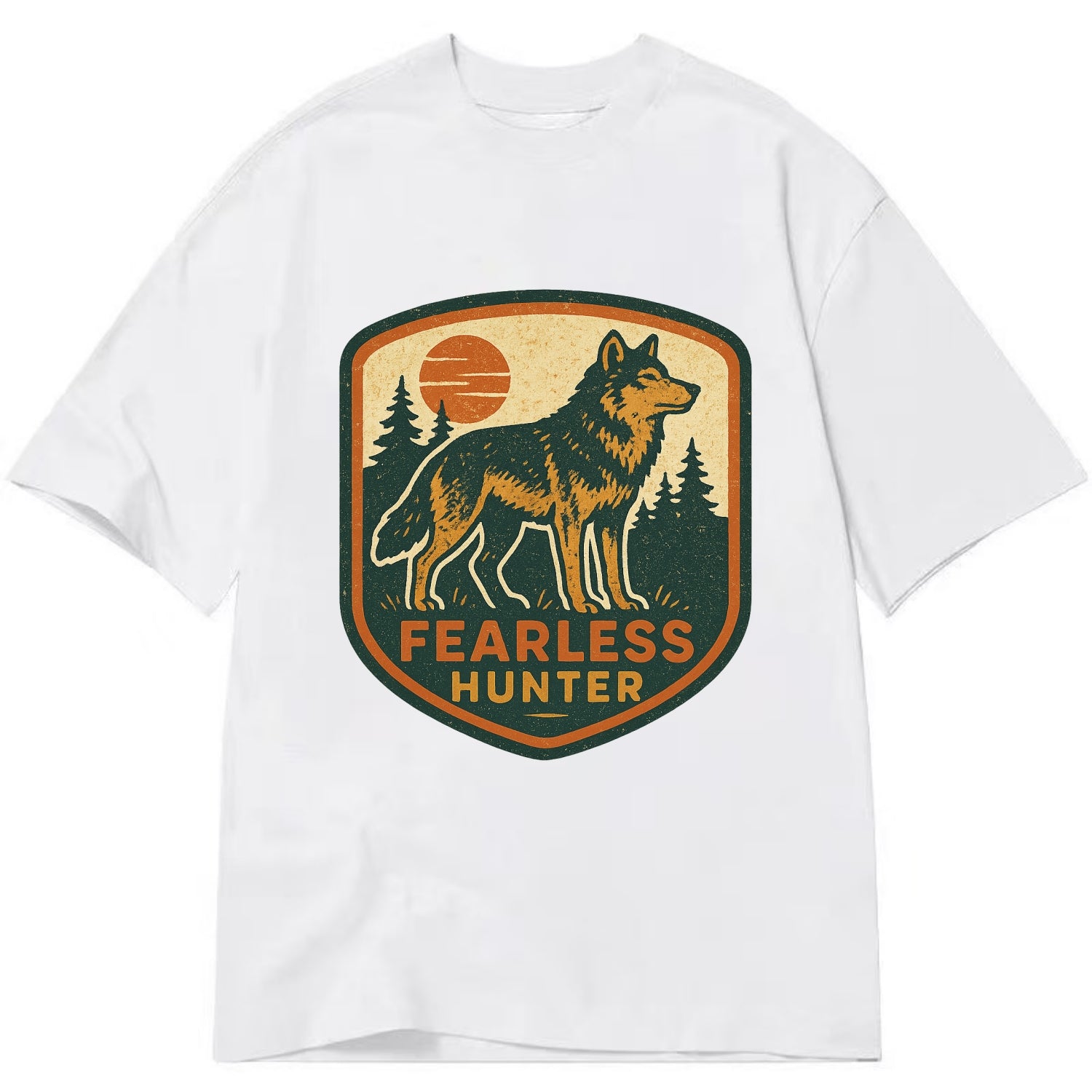 Fearless Hunter  - Classic T-shirt - White