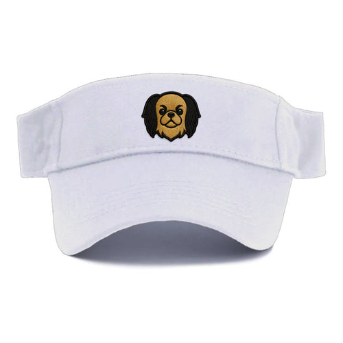 Japanese Chin - Modern flat-face logo wi - Visor