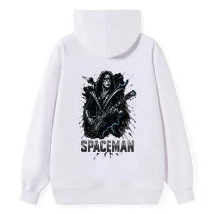 Silver Splash - Classic Pullover Hoodie - White