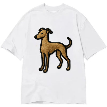 Italian Greyhound - Modern elegant silho - Classic T-shirt - White