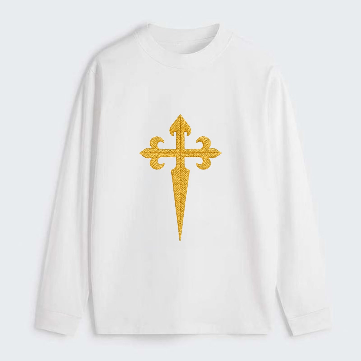 Order Of Santiago Cross - Classic Long Sleeve Shirt - White