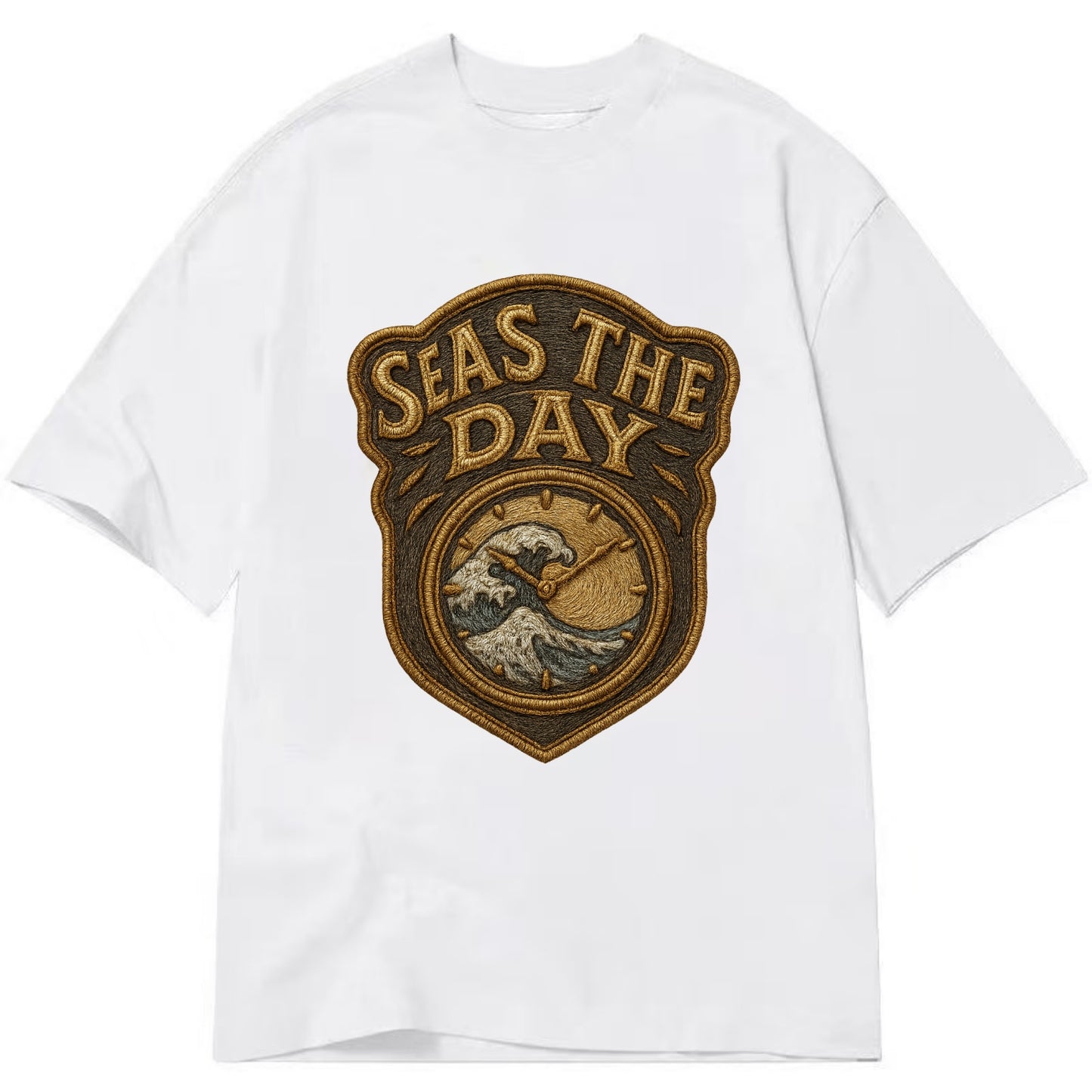 Seas The Day  - Classic T-shirt - White