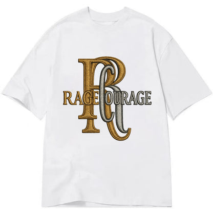 RAGE;COURAGE MODE Warrior Green Hat - Classic T-shirt - White