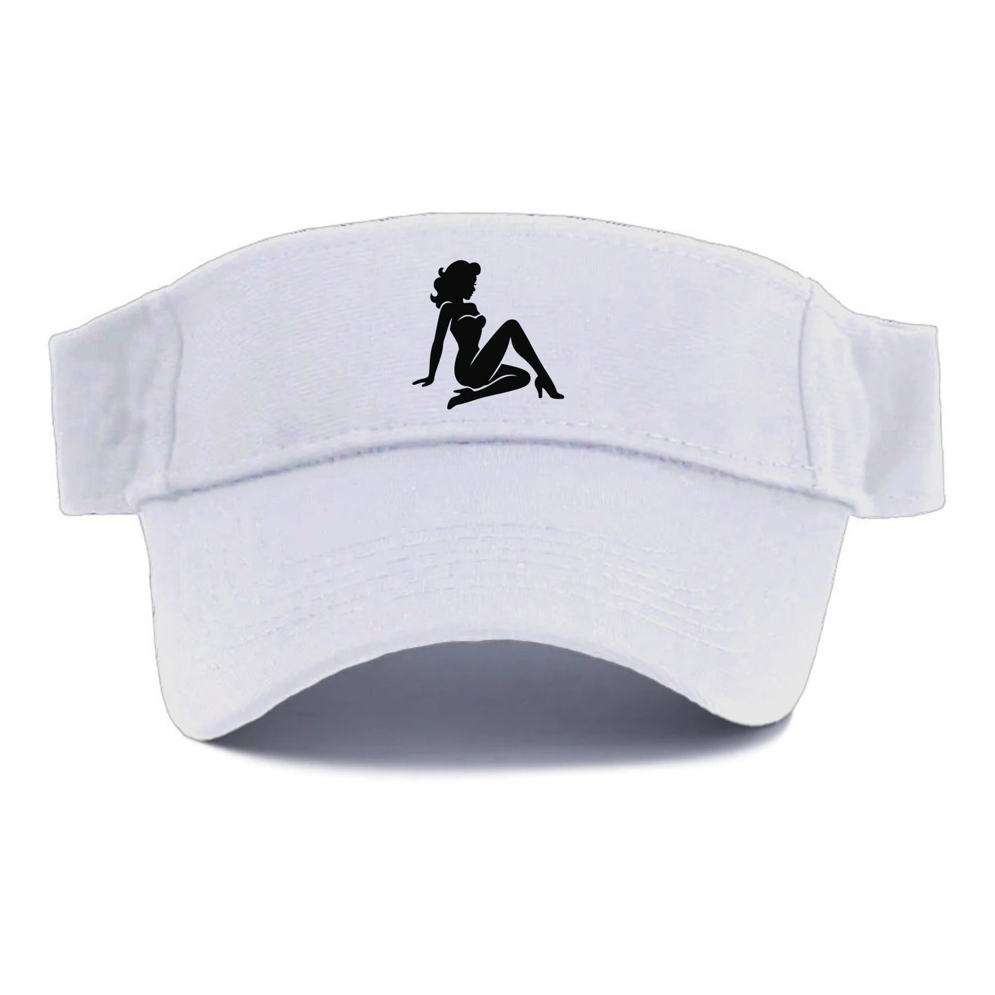 Pin-up girl classic pose - Visor - White