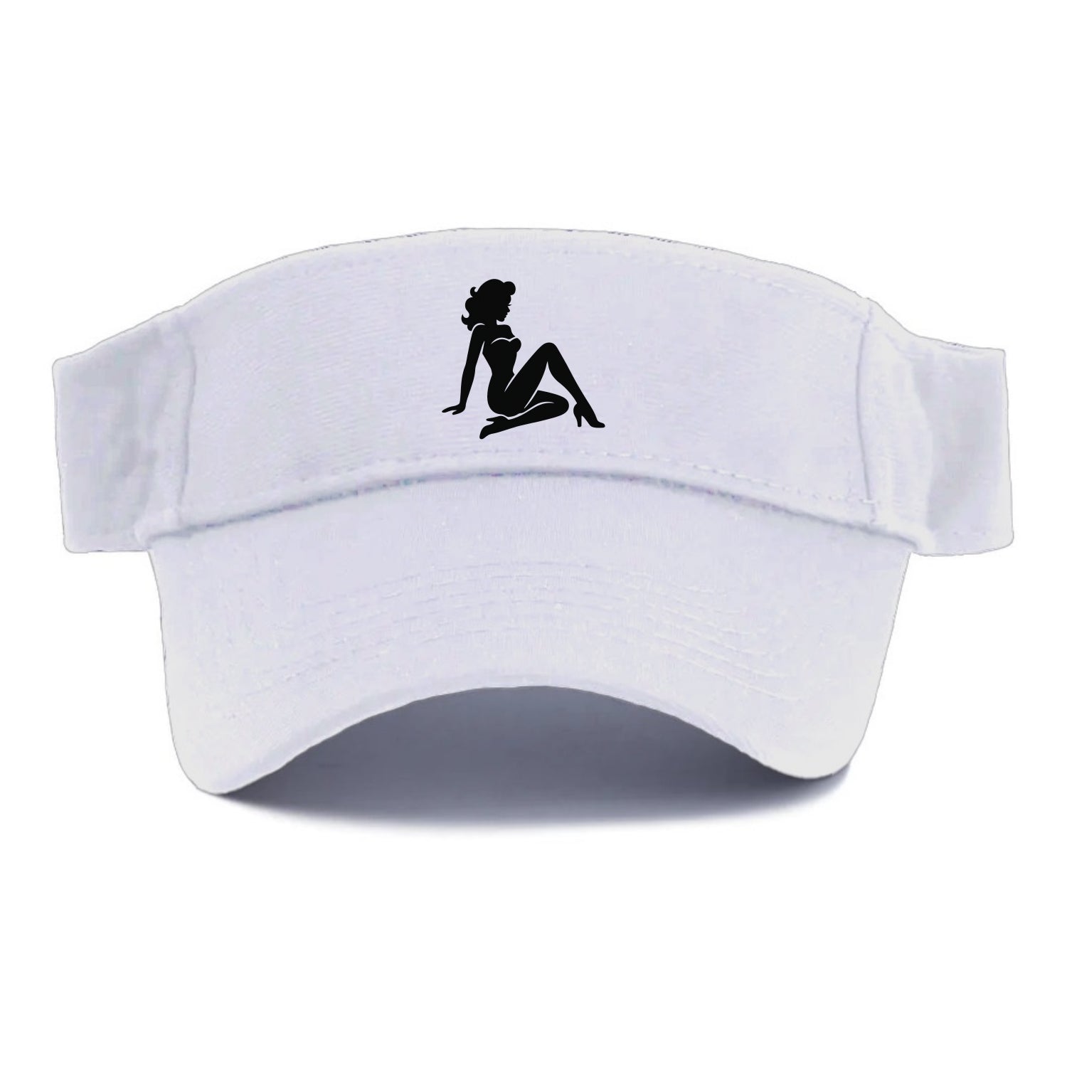Pin-up girl classic pose - Visor - White