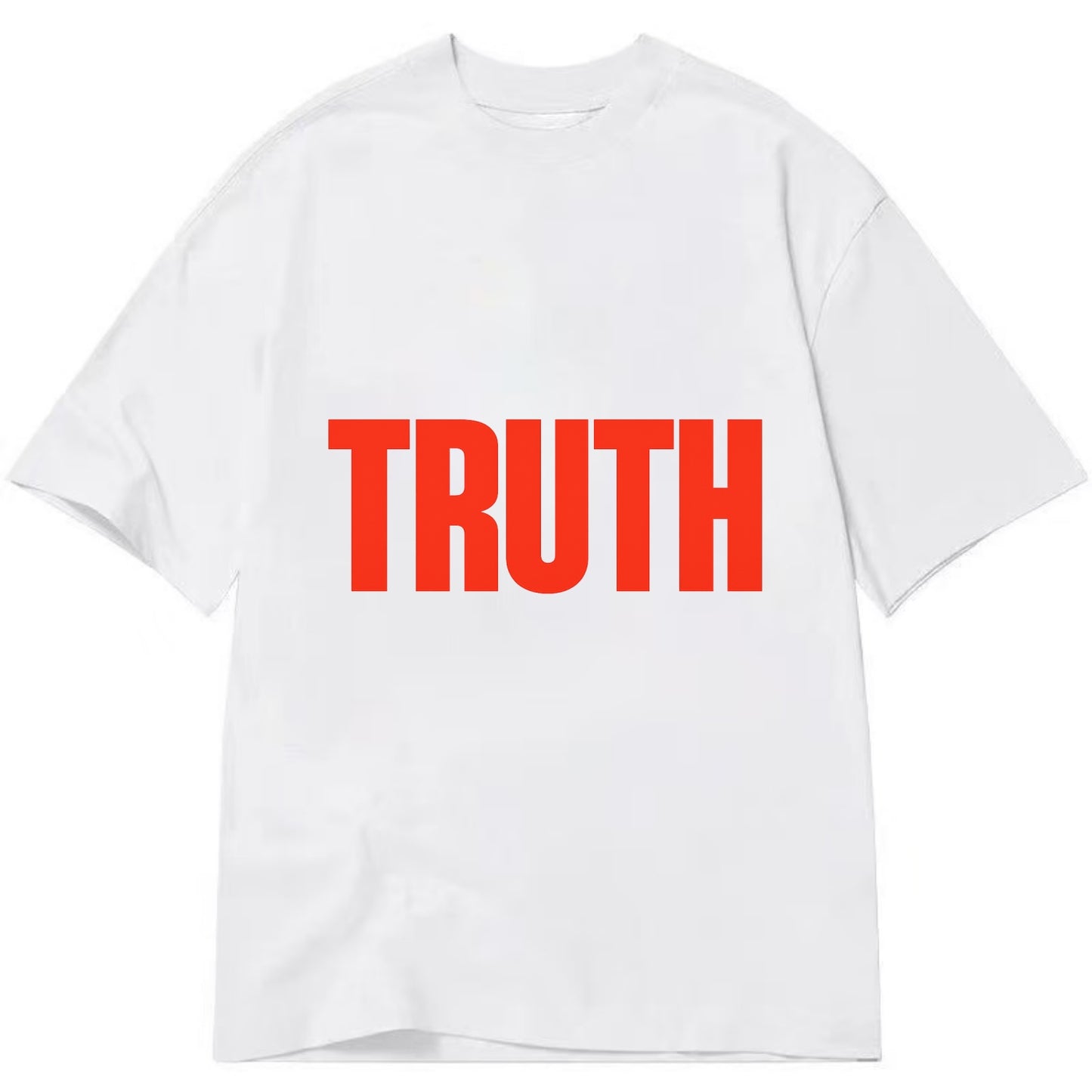 Bold typography design - "TRUTH" - honesty, reality - Classic T-shirt - White