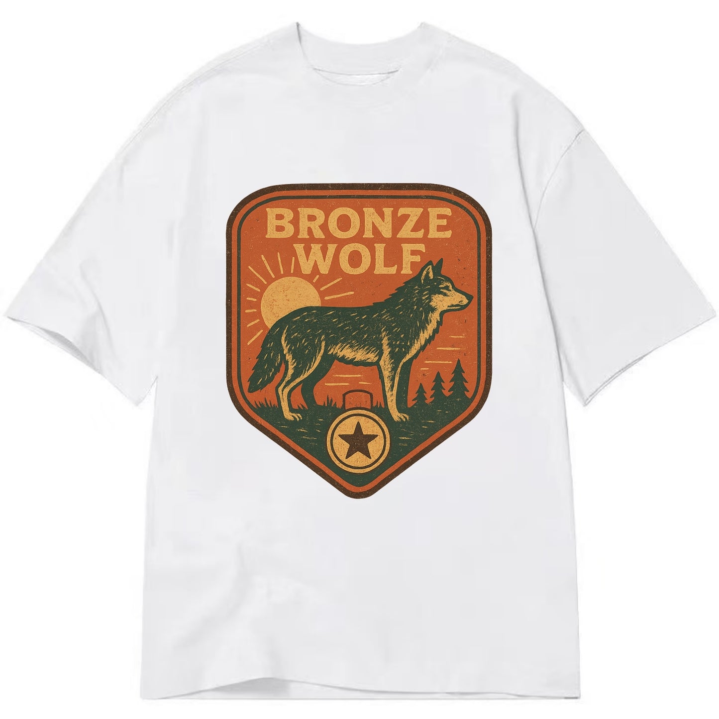 Bronze Wolf Medal  - Classic T-shirt - White