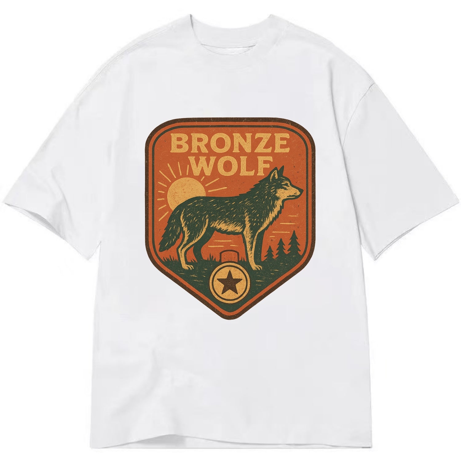 Bronze Wolf Medal  - Classic T-shirt - White