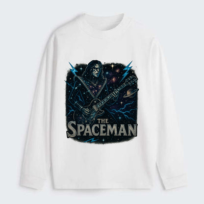 Spaceman Constellation - Classic Long Sleeve Shirt - White