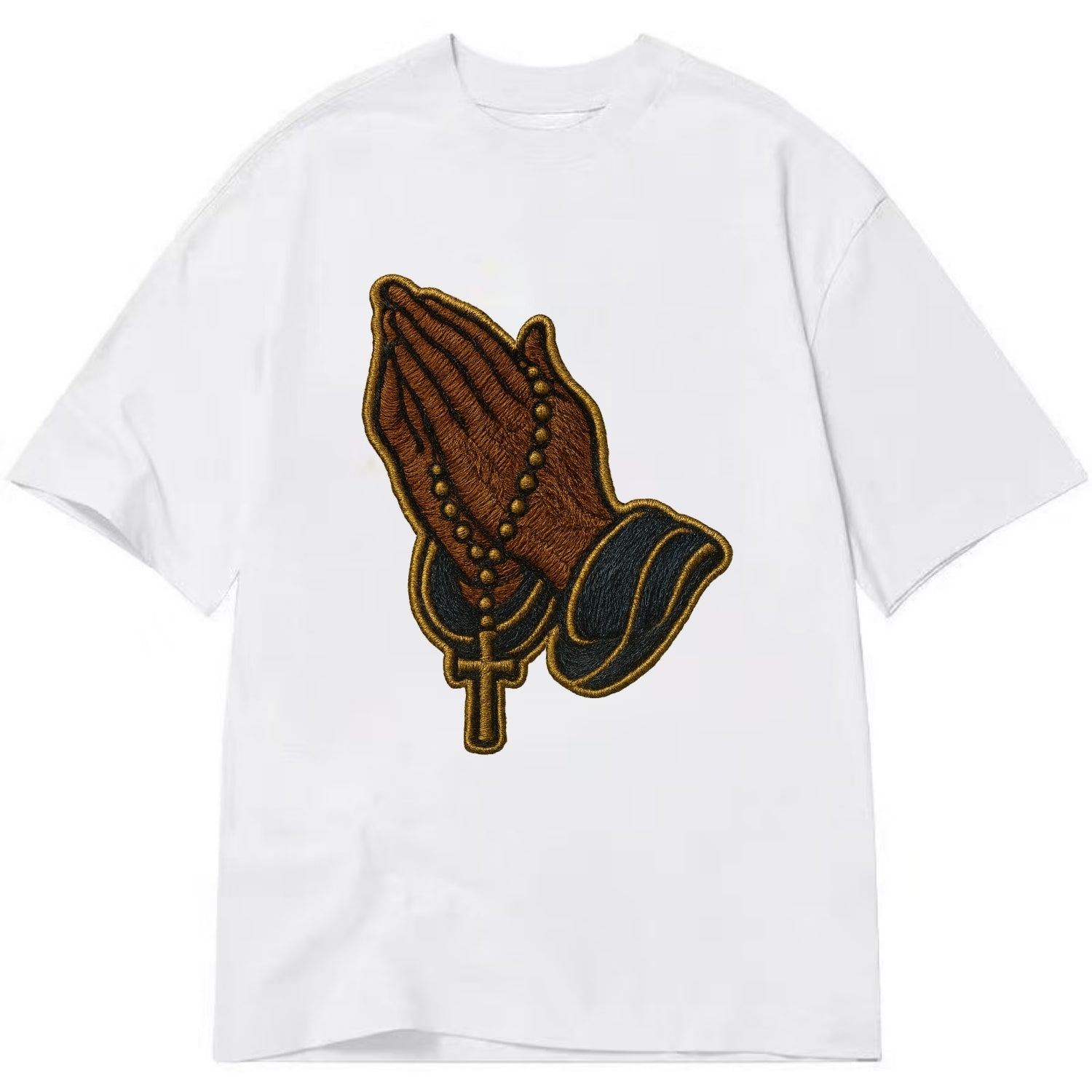 Praying Hands  - Classic T-shirt - White
