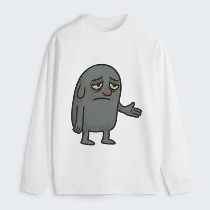 FOLLOWERS ARE GHOSTS | Transparent crowd following - Classic Long Sleeve Shirt - White
