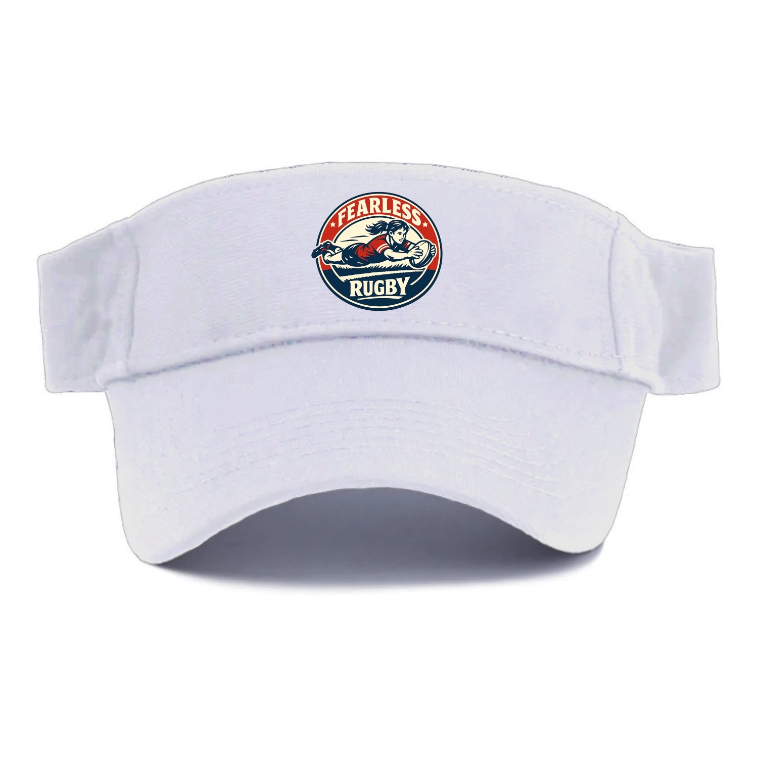 Fearless Try Scorer Emblem - Visor - White