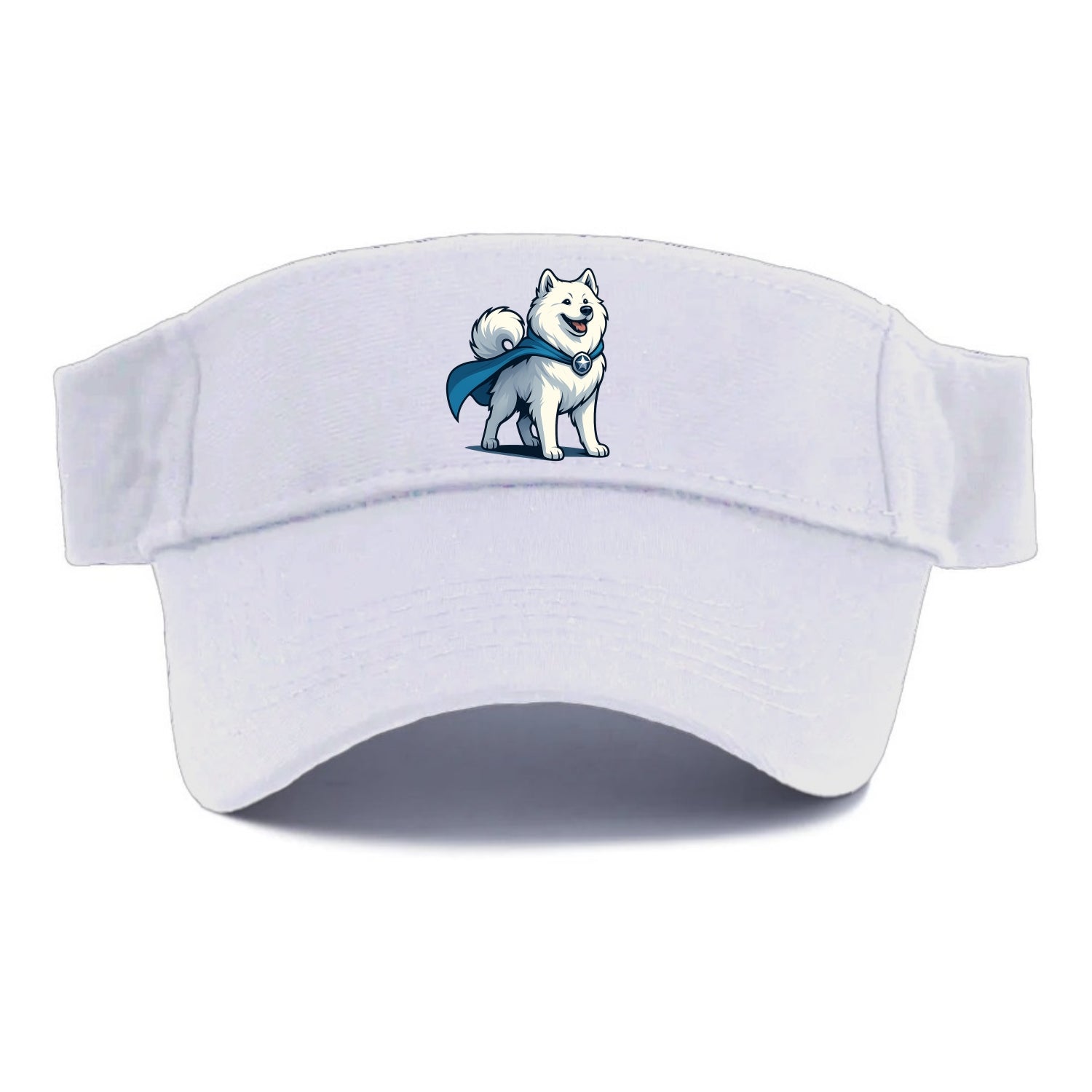 Samoyed Winter Hero  - Visor - White
