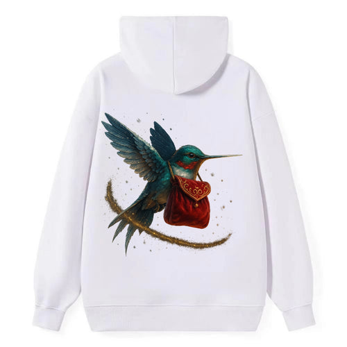 Frostbite Hummingbird Courier  - Classic Pullover Hoodie