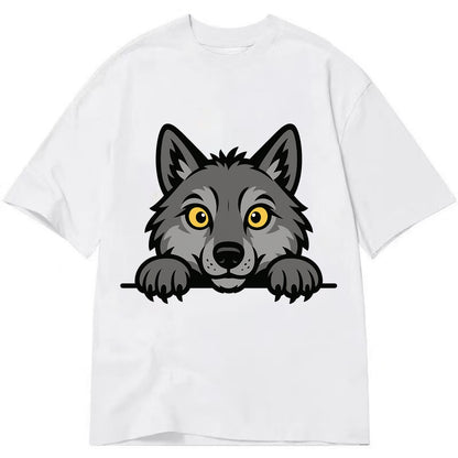 Wolf  - Classic T-shirt - White