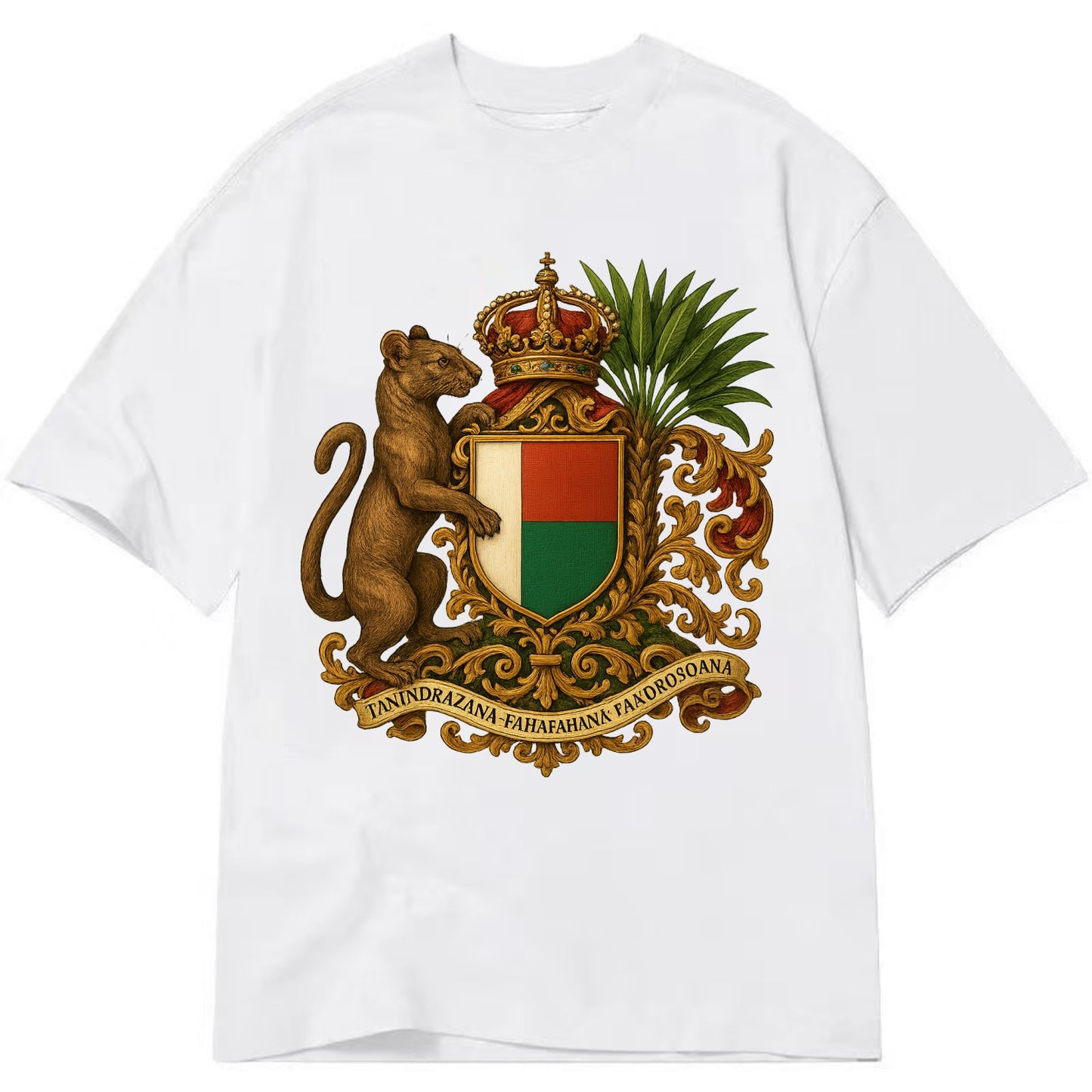 Madagascar Fossa Hunter  - Classic T-shirt - White