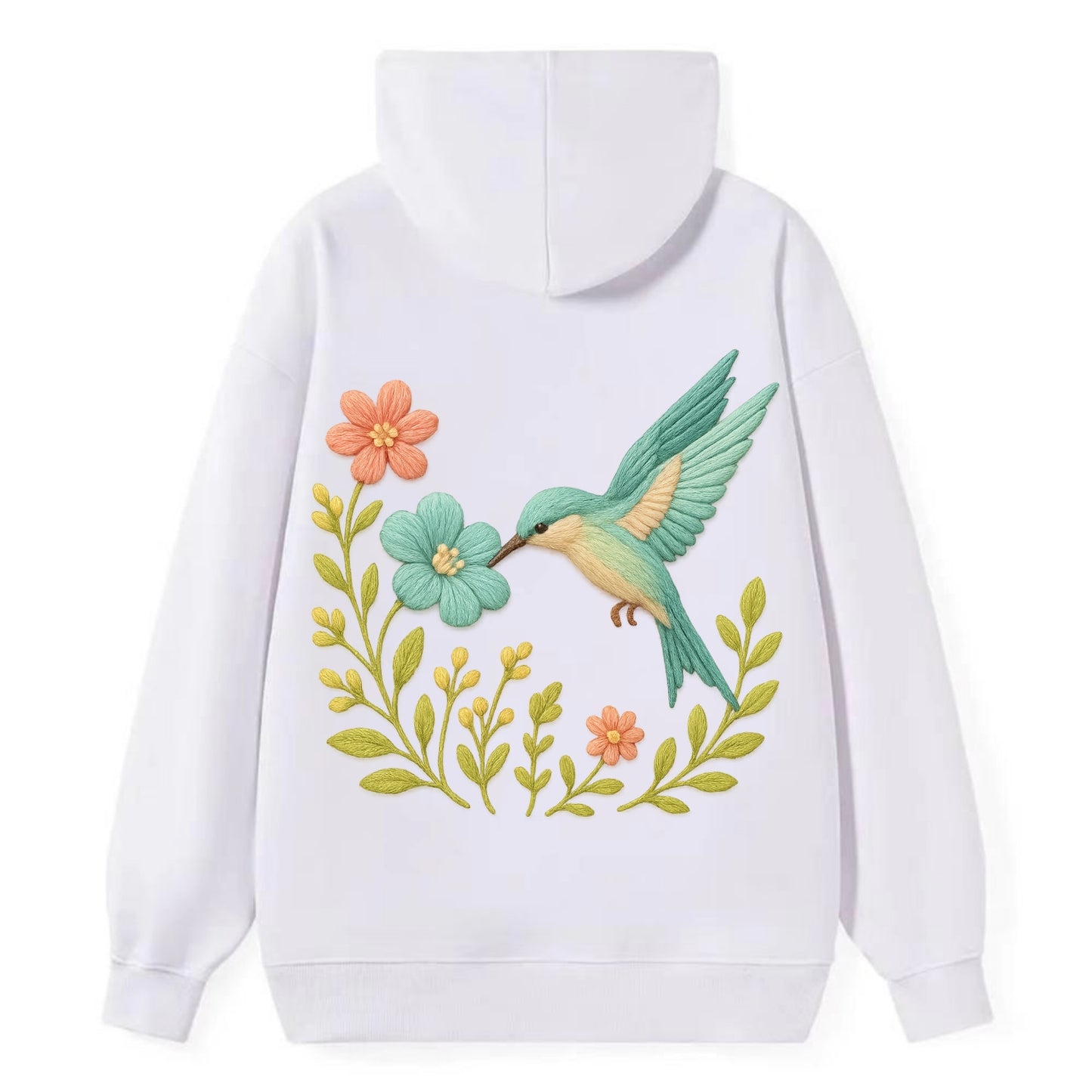Mint Bee-Eater - Classic Pullover Hoodie - White