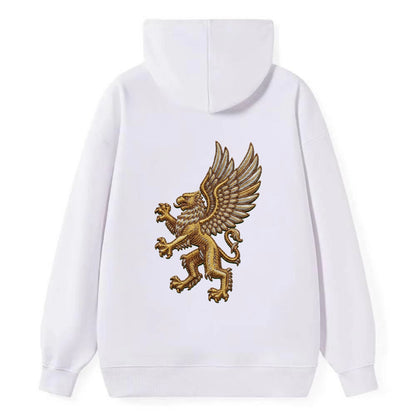 Griffin - Classic Pullover Hoodie - White