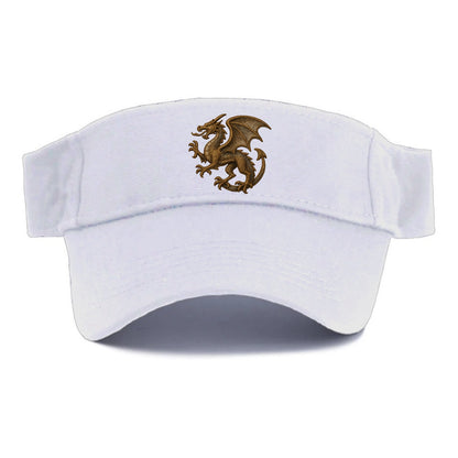 Dragon Silhouette  - Visor - White