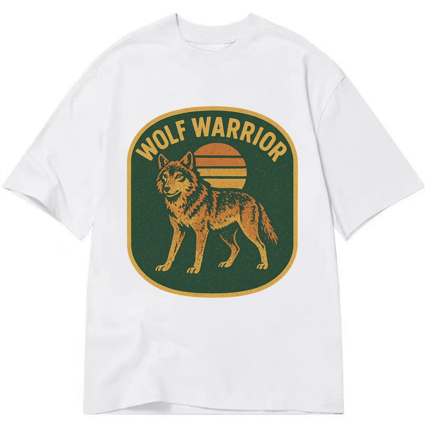 Wolf Warrior  - Classic T-shirt - White