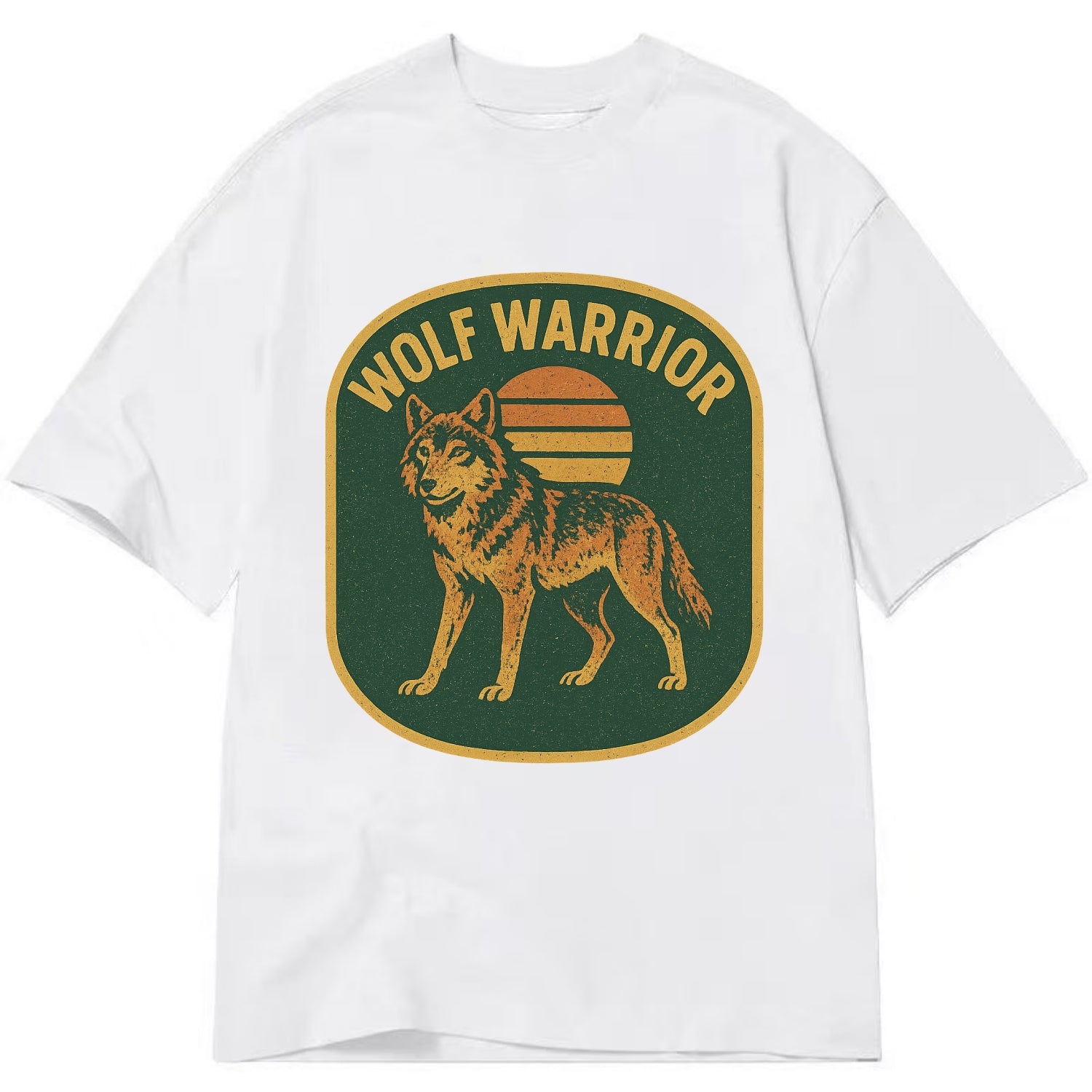 Wolf Warrior  - Classic T-shirt - White