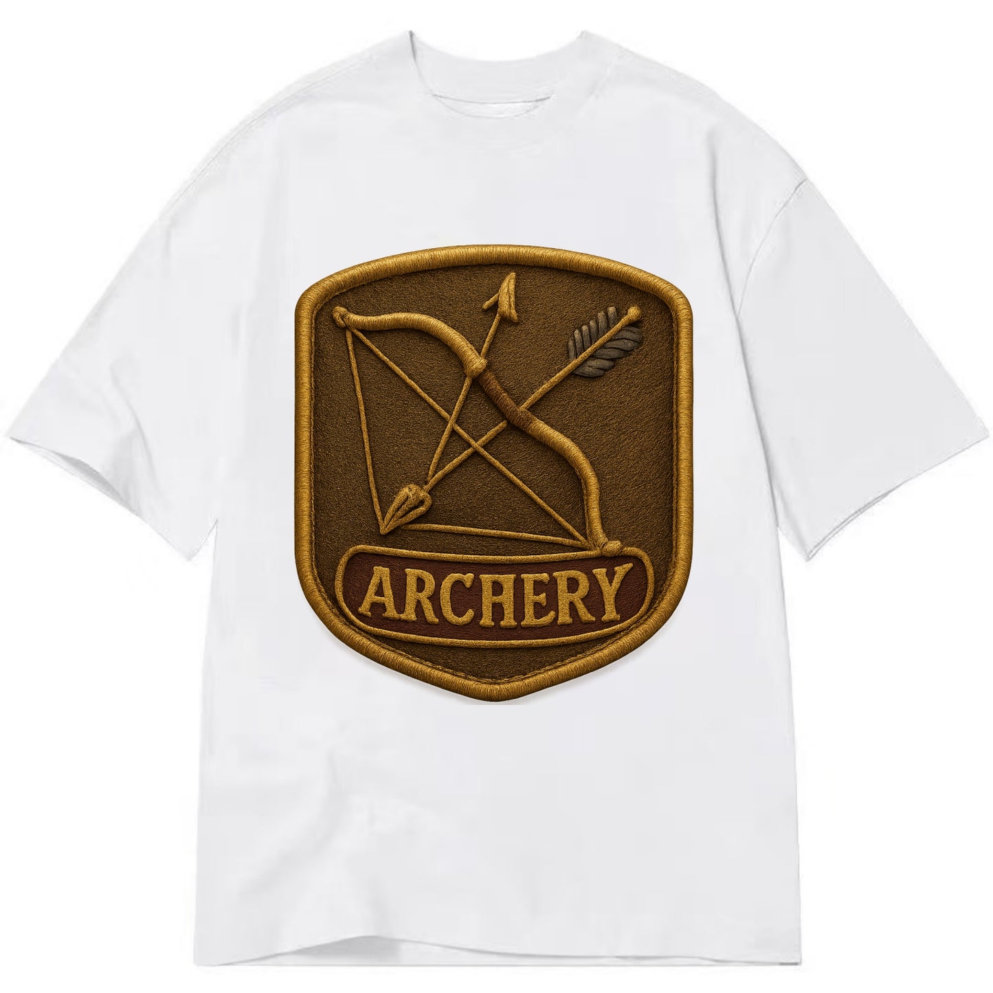 Bow and arrow crossed - archery enthusiast - Classic T-shirt - White
