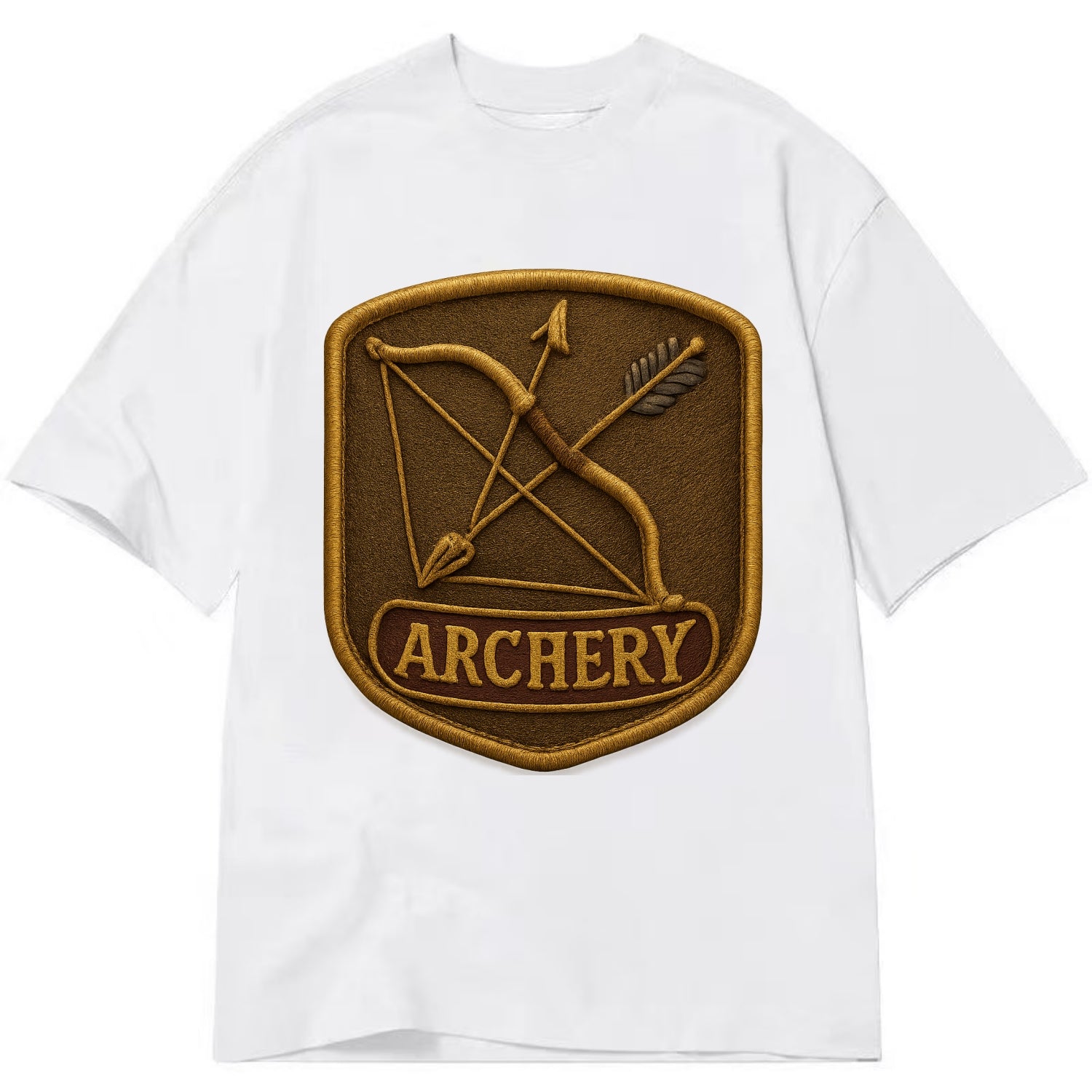 Bow and arrow crossed - archery enthusiast - Classic T-shirt - White