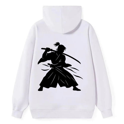 Japanese samurai sword draw - Classic Pullover Hoodie - White