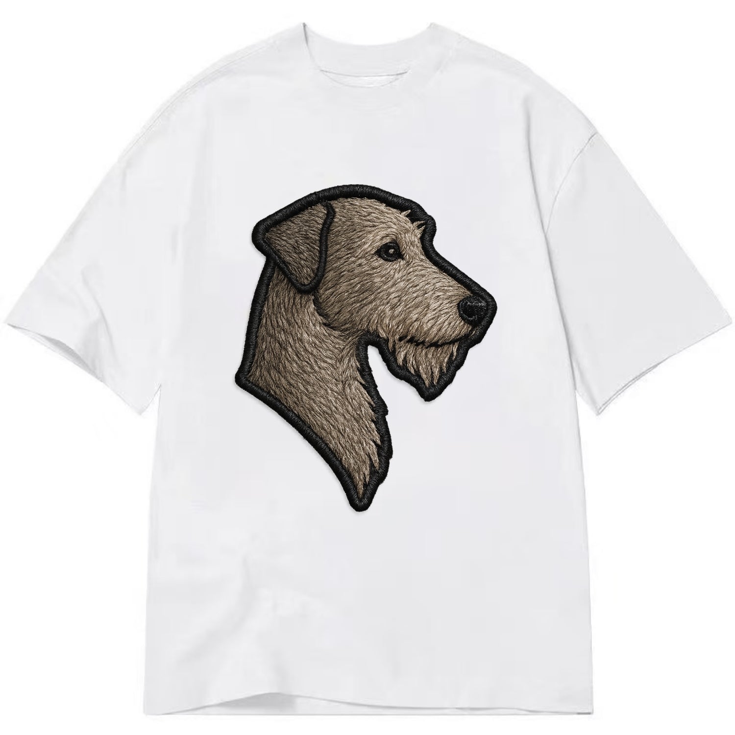 Irish Wolfhound - Modern gentle giant lo - Classic T-shirt - White