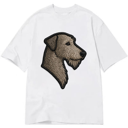 Irish Wolfhound - Modern gentle giant lo - Classic T-shirt - White