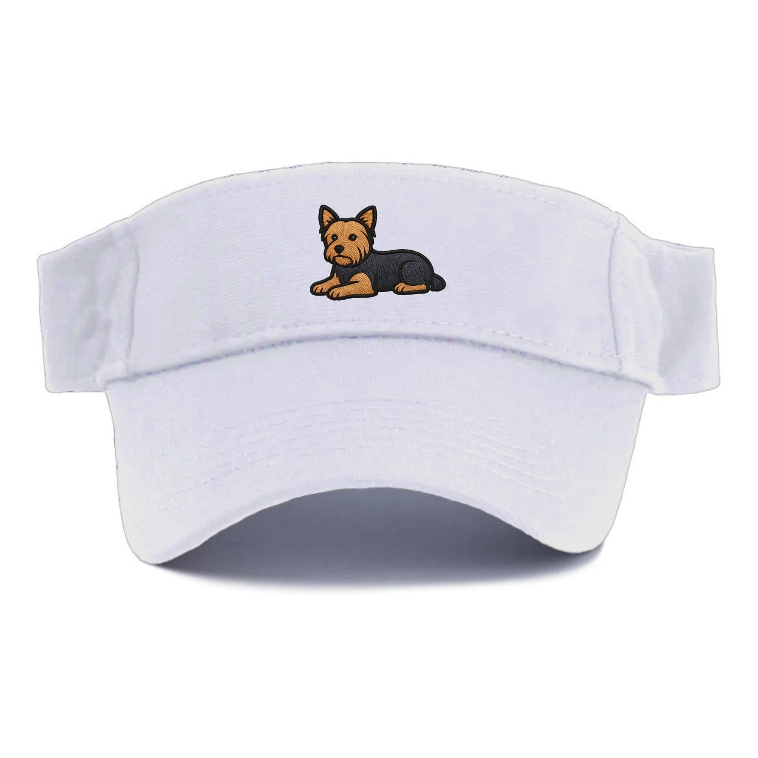 Yorkshire Terrier - Blue and tan relaxed Visor - White