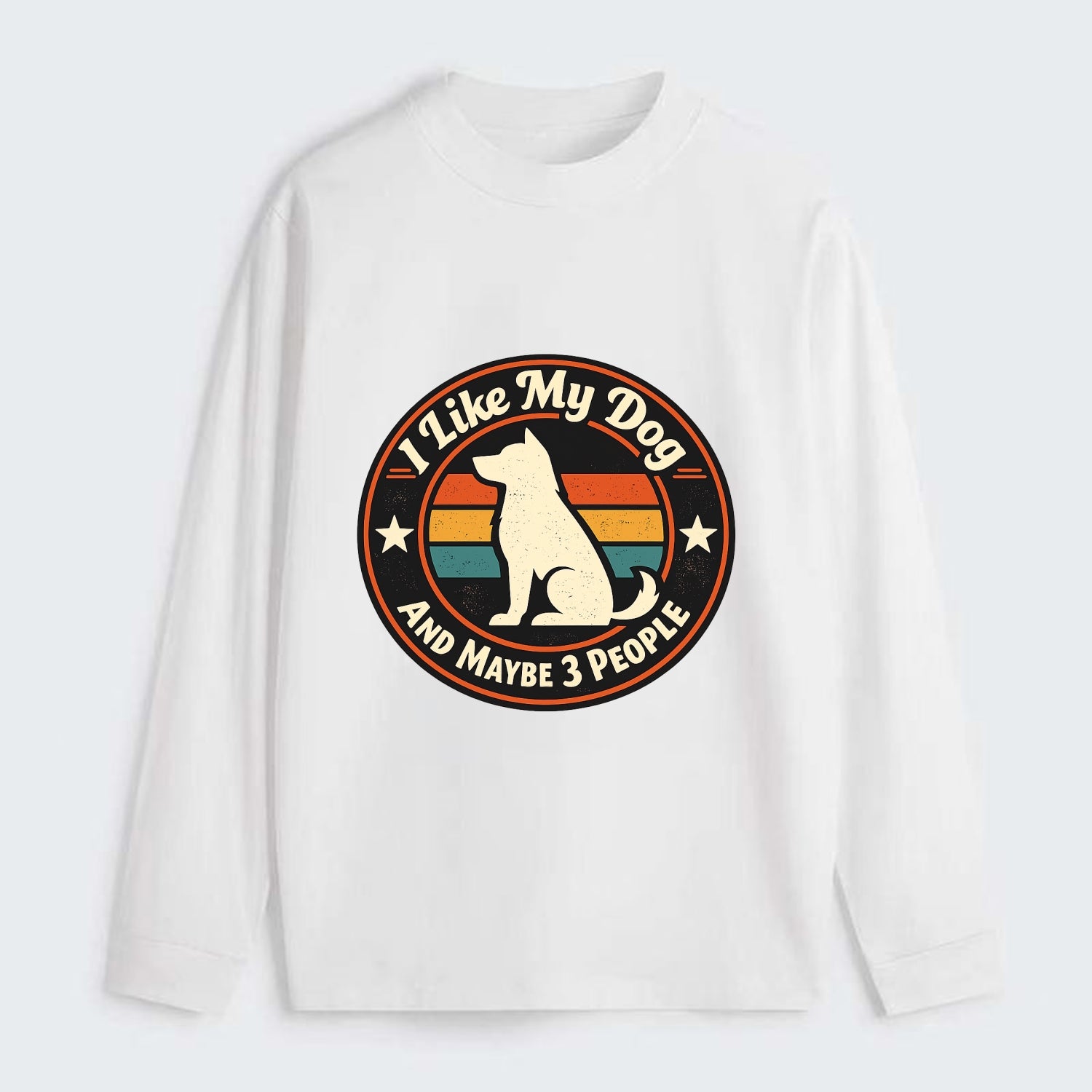 Canine Companion Crew - Classic Long Sleeve Shirt - White