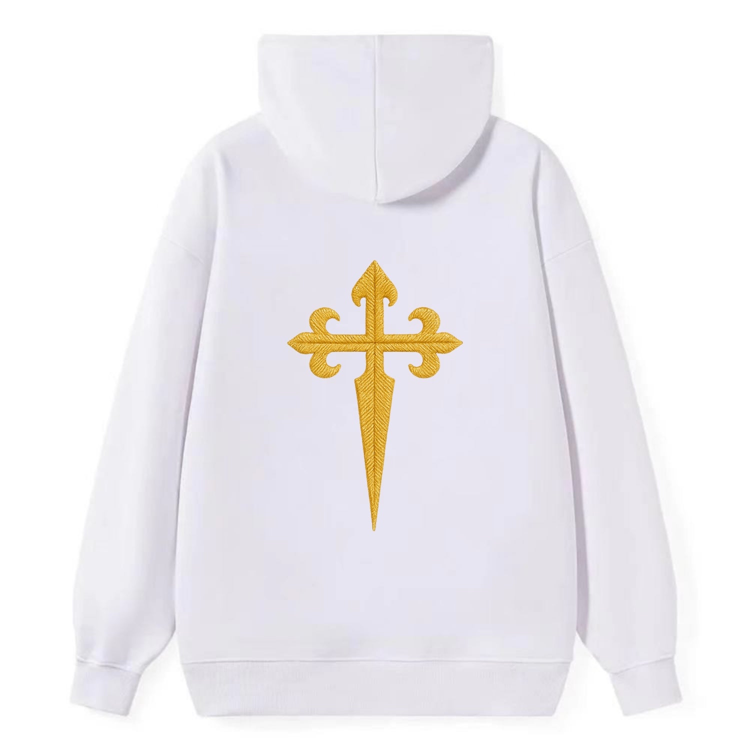 Order Of Santiago Cross - Classic Pullover Hoodie - White