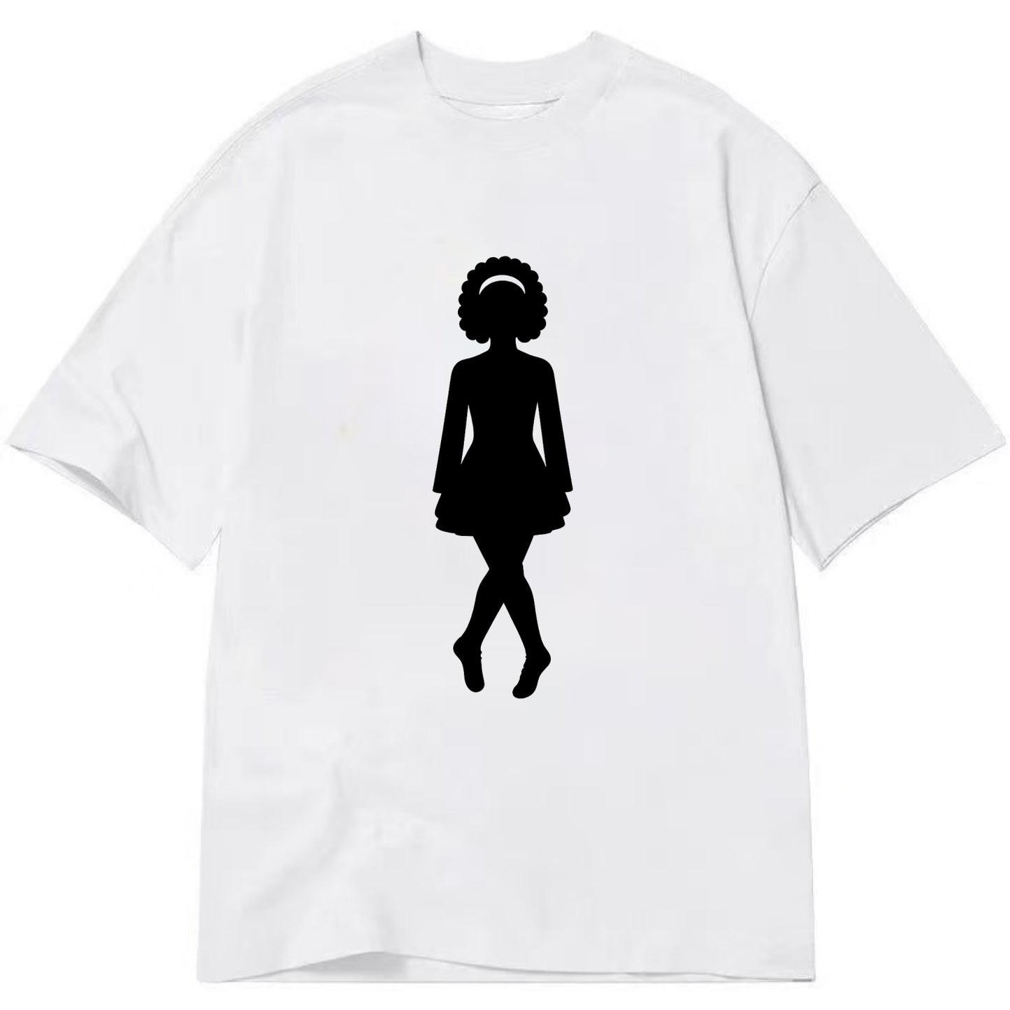 Irish step dancer traditional pose - Classic T-shirt - White