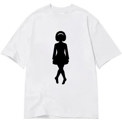 Irish step dancer traditional pose - Classic T-shirt - White