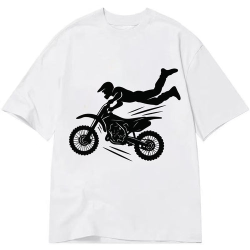 Motocross rider airborne trick - Classic T-shirt
