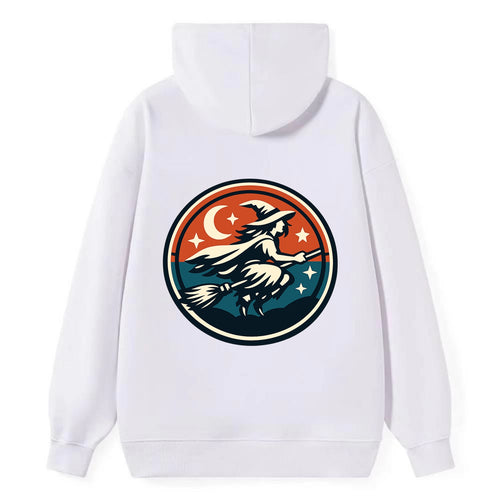 Mystic Night Witch Emblem - Classic Pullover Hoodie