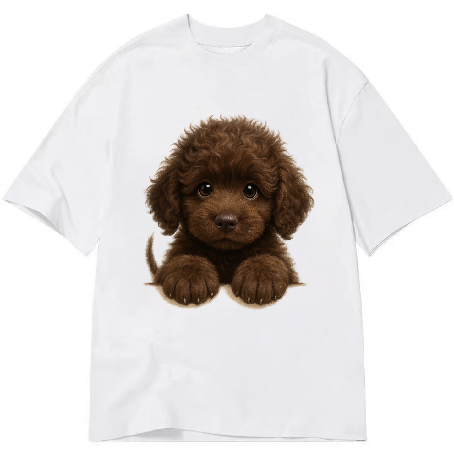 Irish Water Spaniel  - Classic T-shirt - White