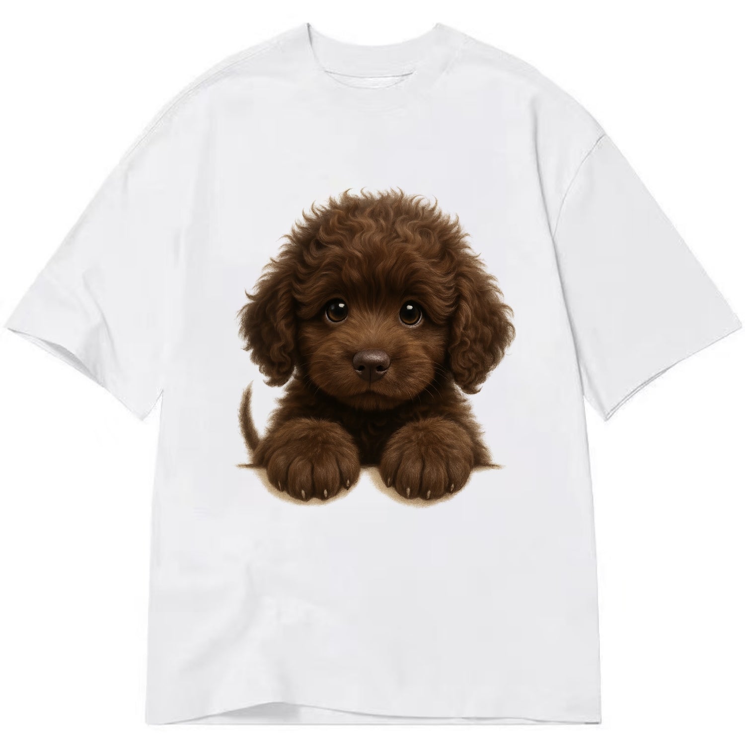 Irish Water Spaniel  - Classic T-shirt - White