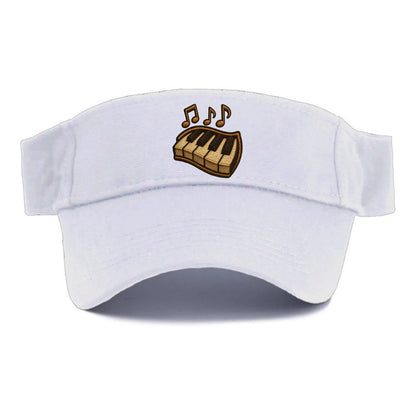 Piano Keys  - Visor - White
